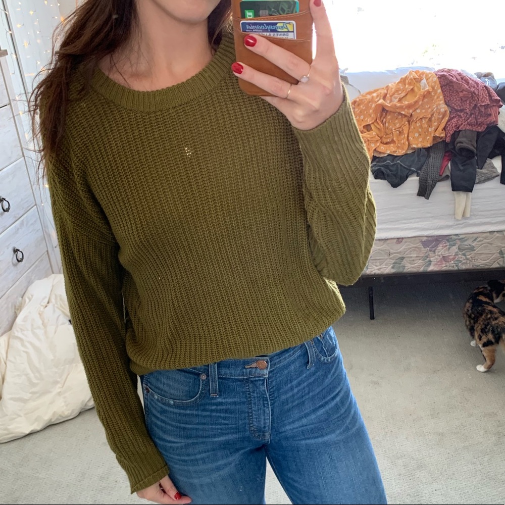 Urban Outfitters Olive Sweater